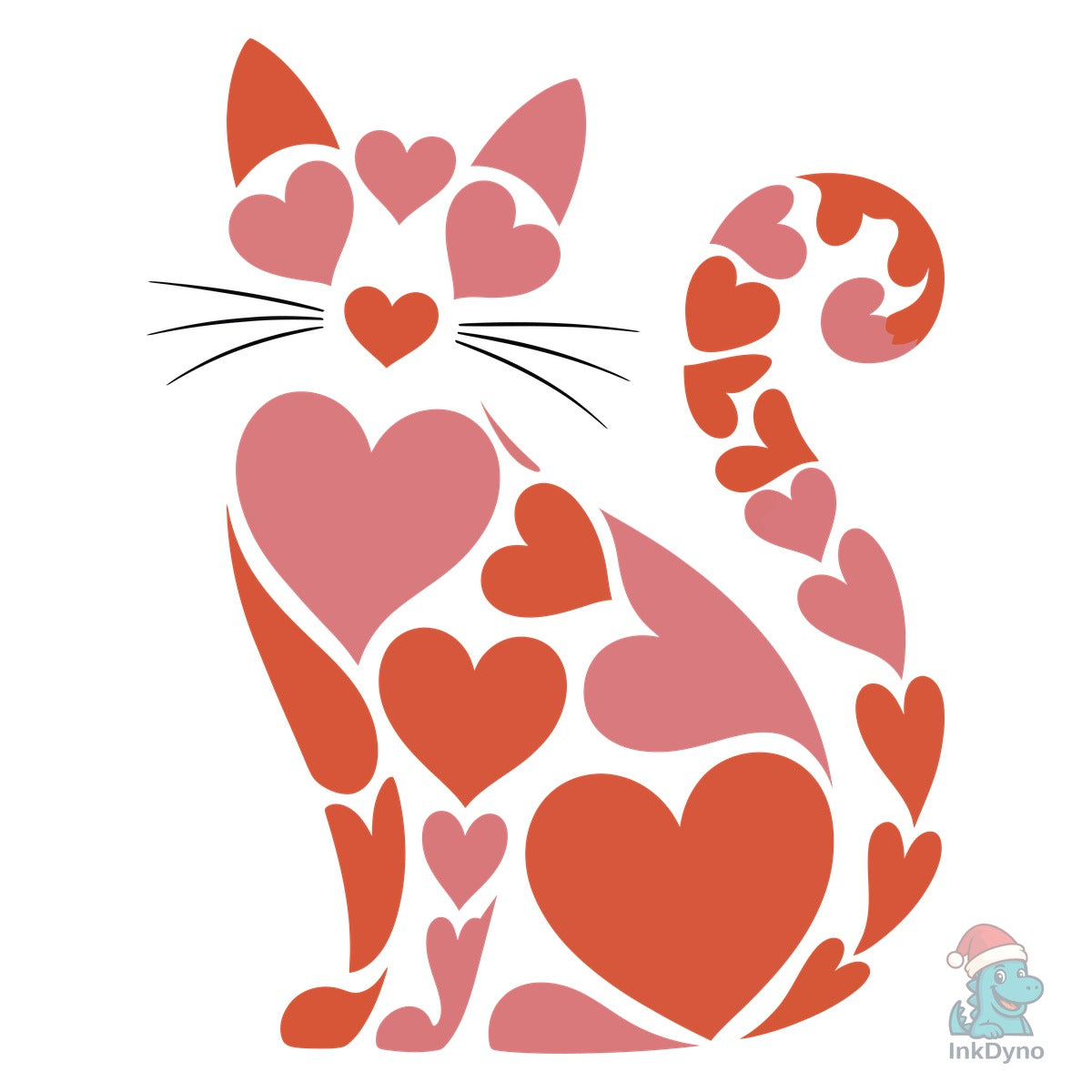 Cat Love Heart Valentines Day Ep
