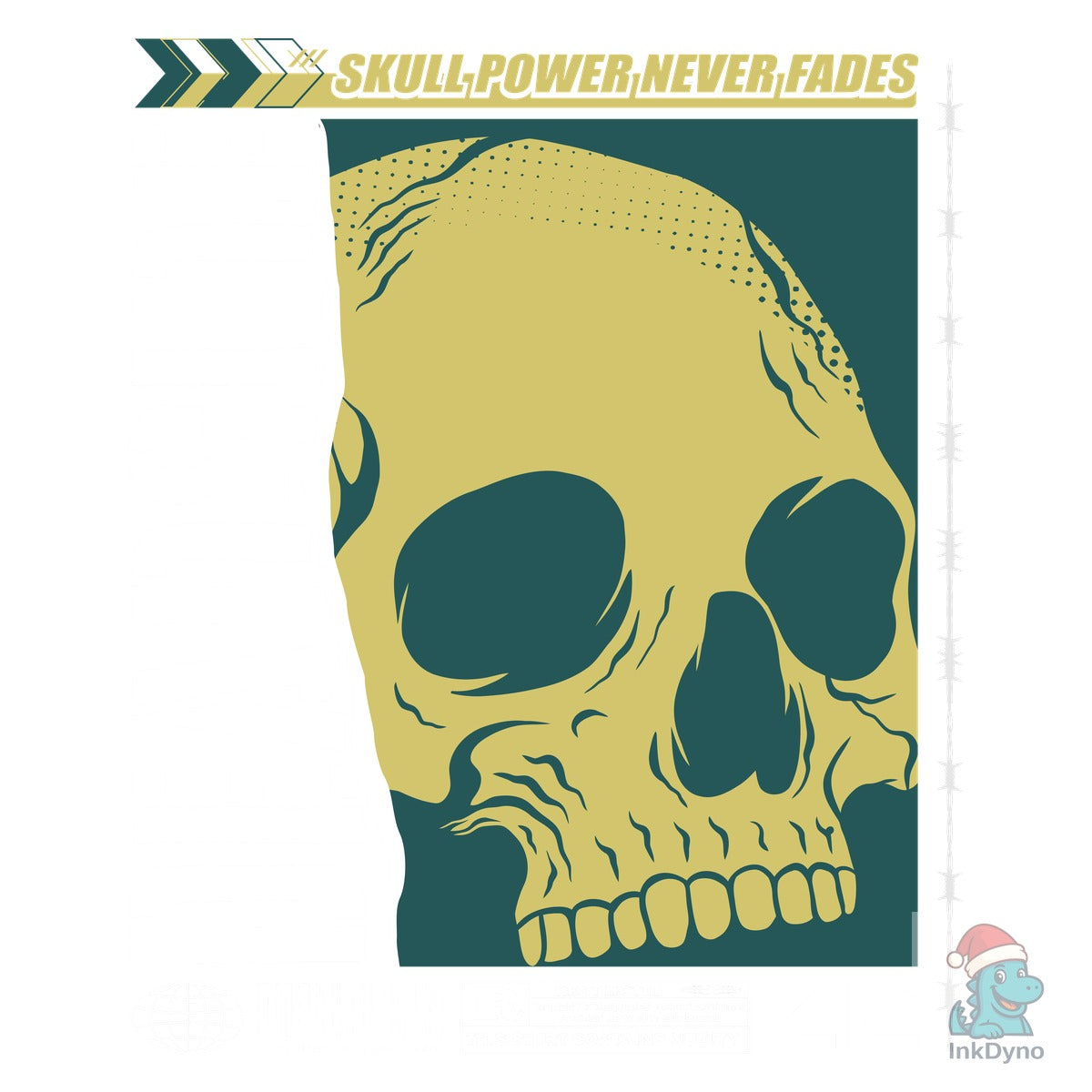 Grunge Skull Graphic Illustration Design