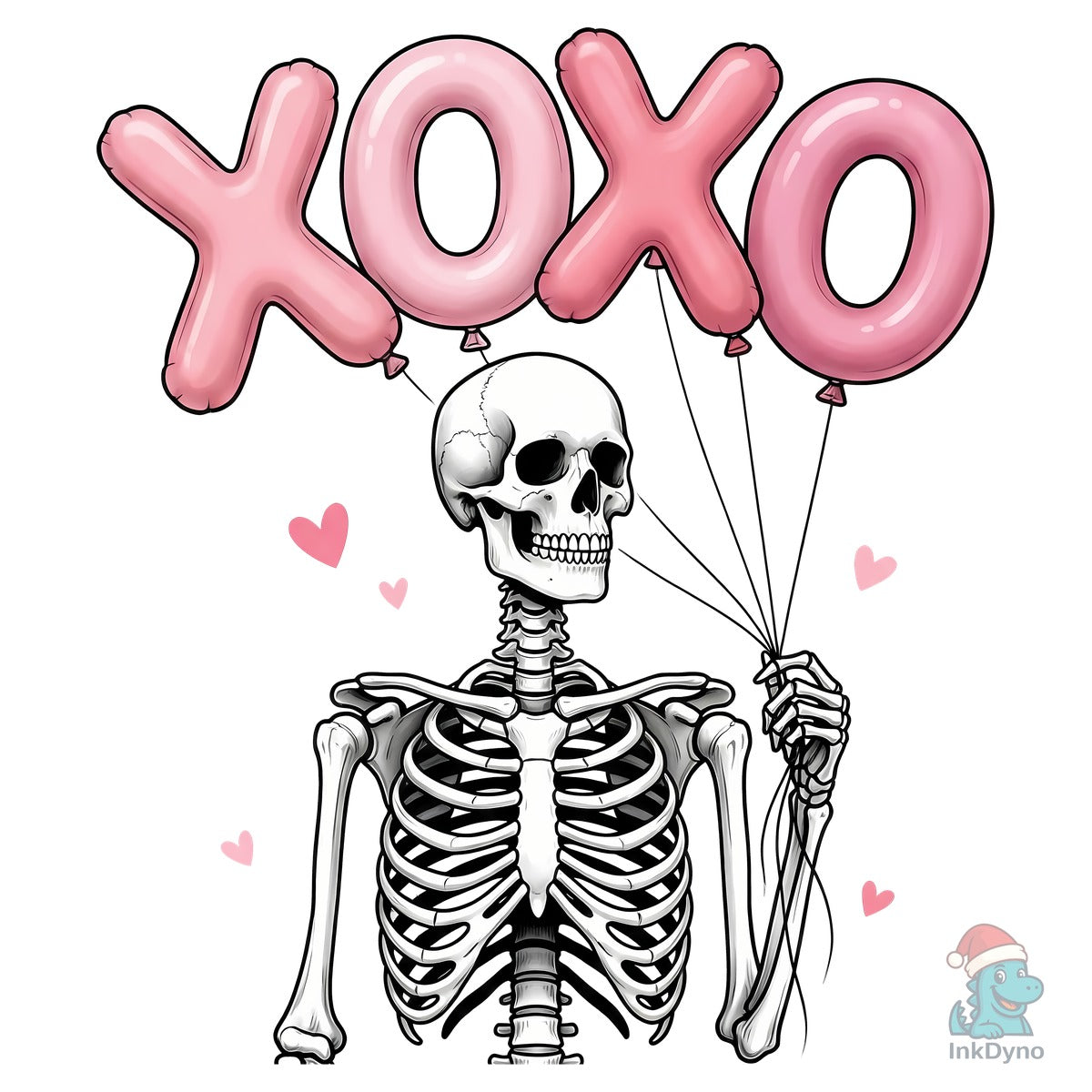 XOXO Skeleton Valentine's Day