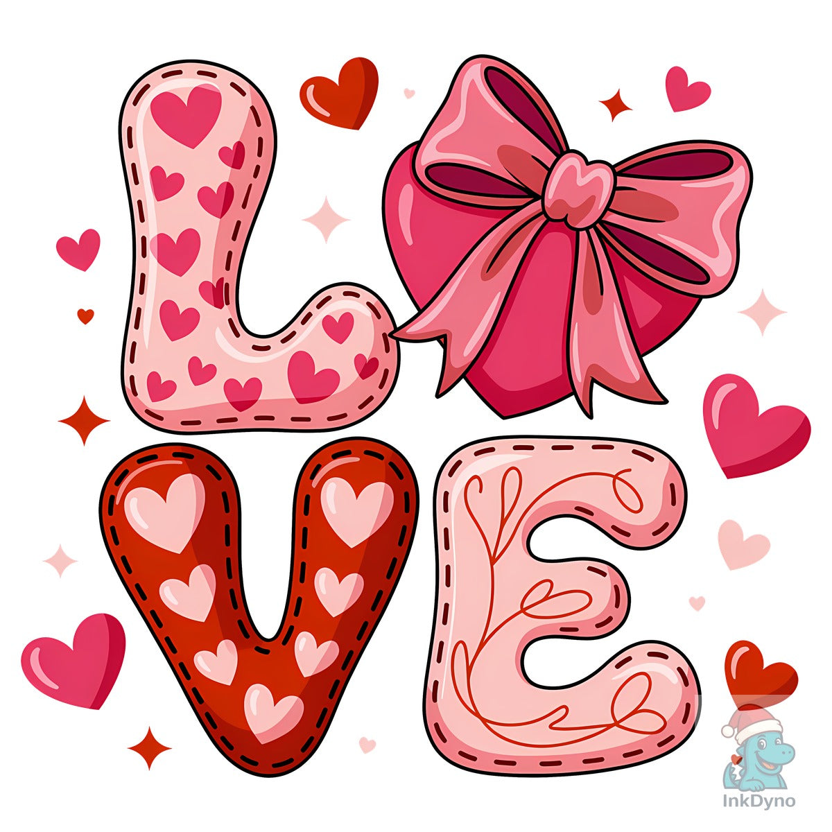 Love Valentine Sublimation Design
