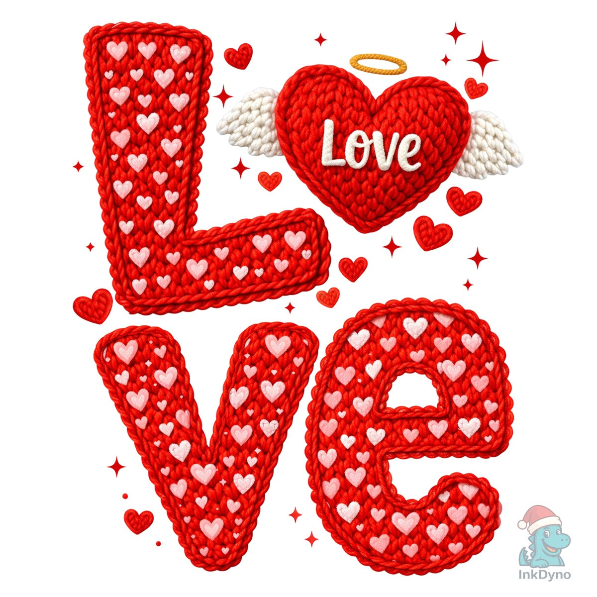 Crochet Preppy Valentine Love