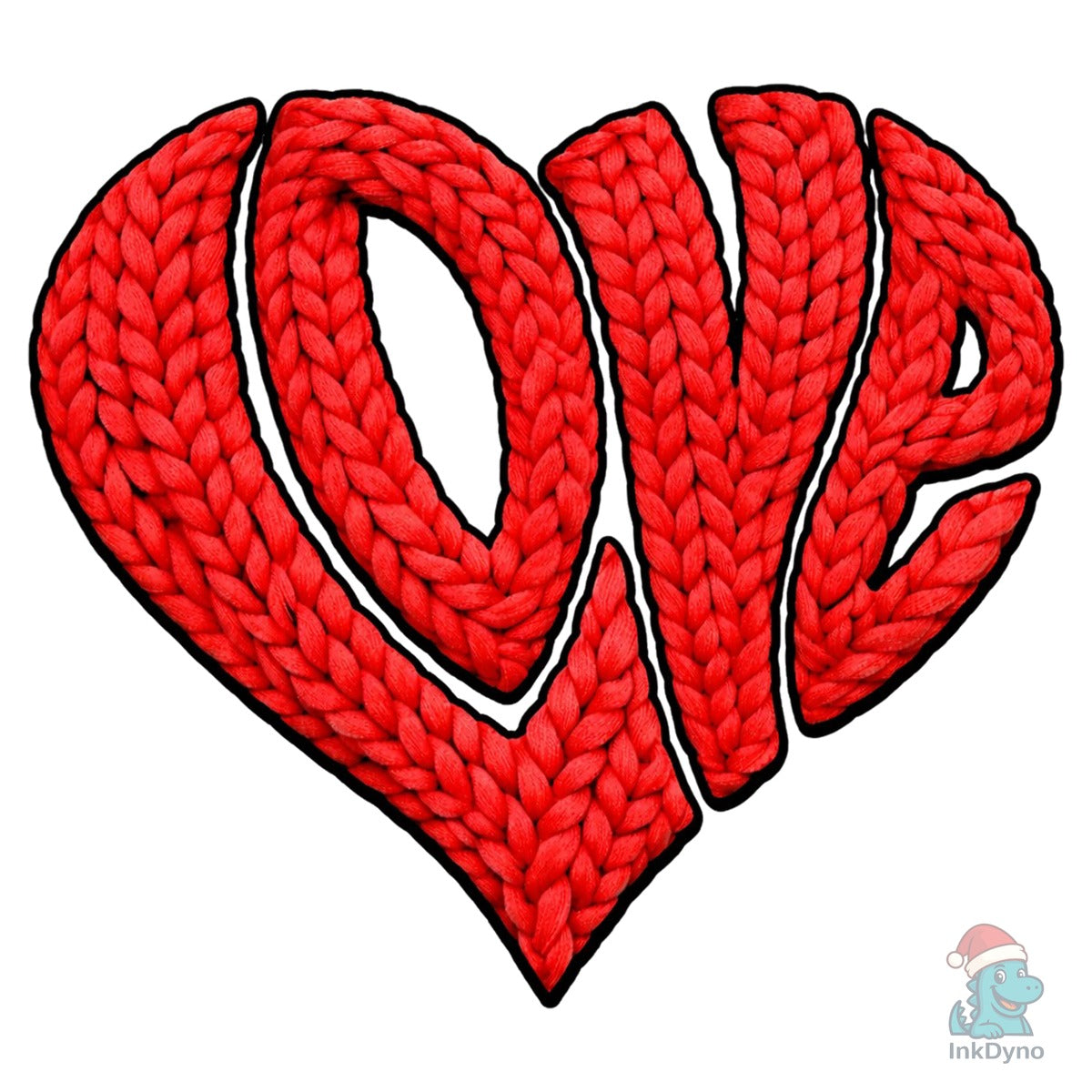 Crochet Retro Love Heart