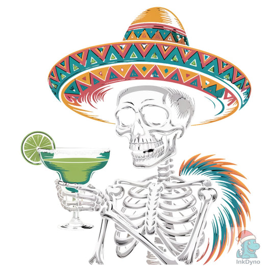 Day of the Dead Margarita Shirt - DTF Transfer