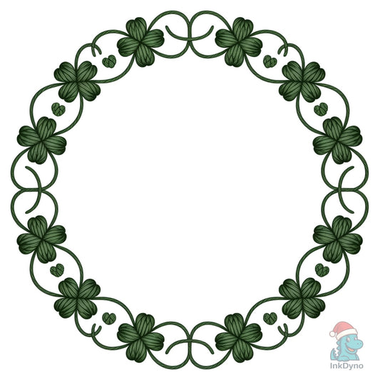 Shamrock Clover Wreath - DTF Transfer