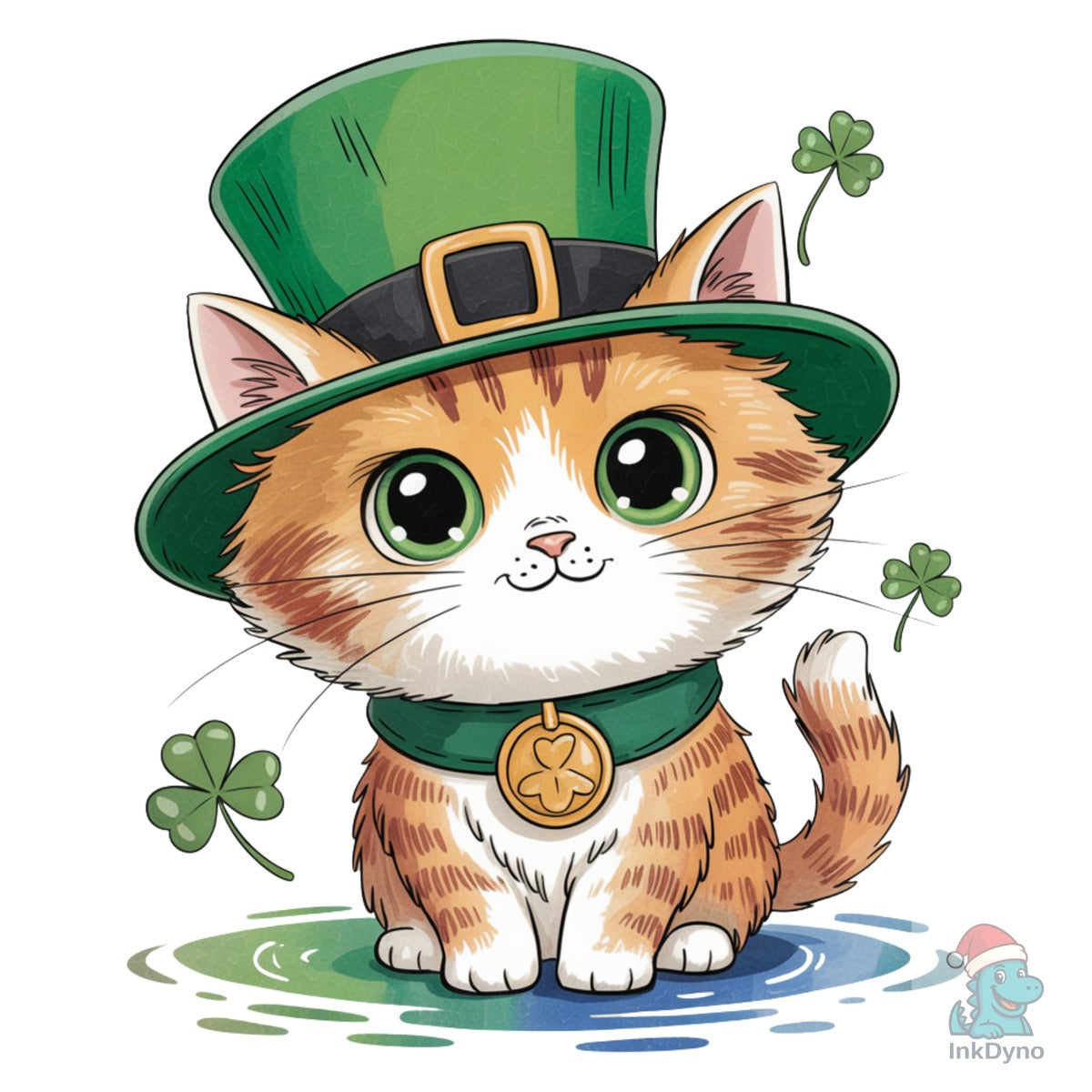 St Patrick Cat Cute Cat