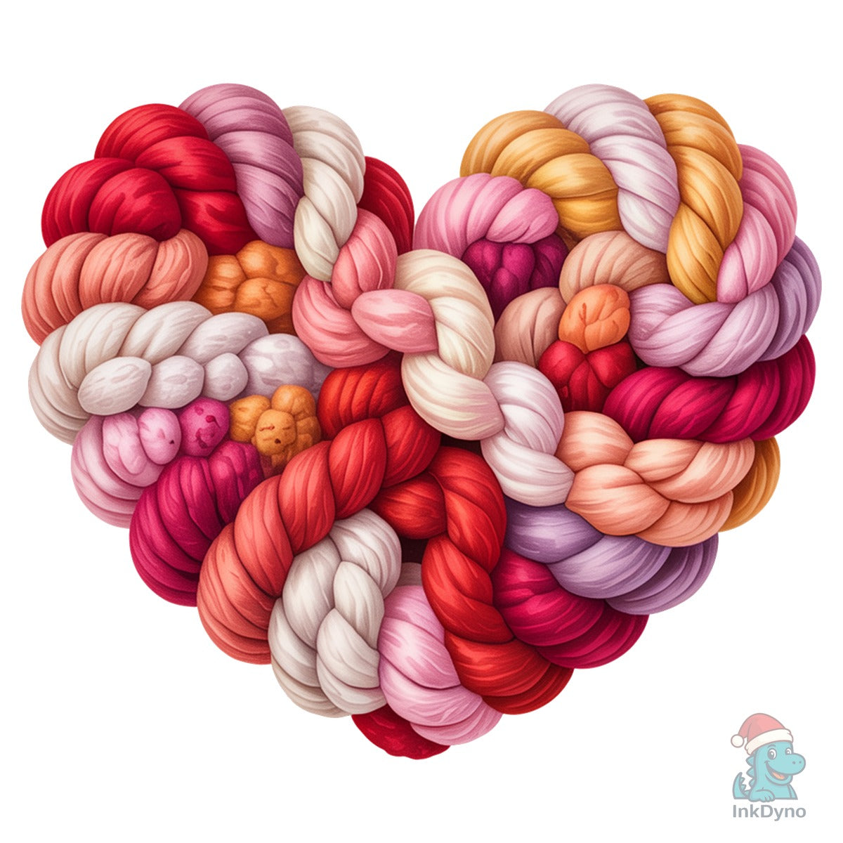 Crochet Style Love Faux Knitted Love
