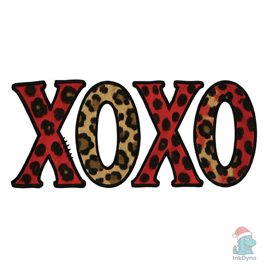 XOXO Leopard Red Valentine's - DTF Transfer