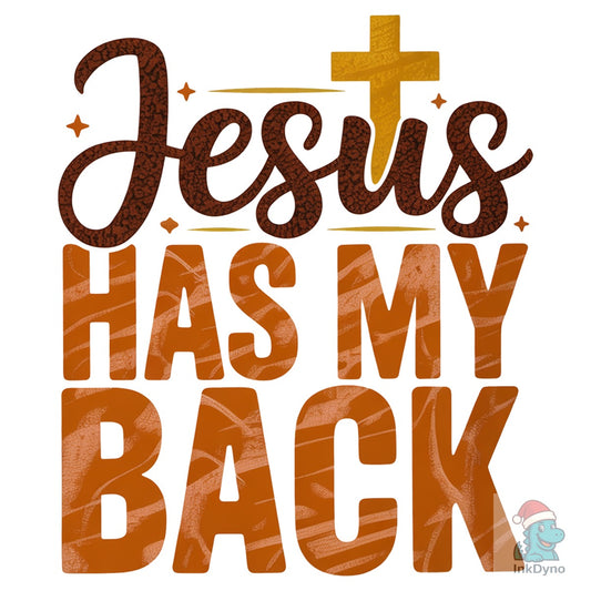 Boho Jesus Has My Back Christian - DTF Transfer
