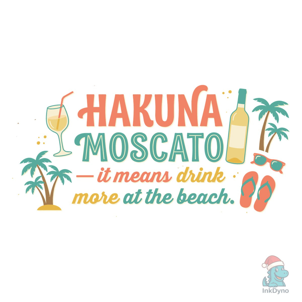 Hakuna Moscato Funny Beach Wine