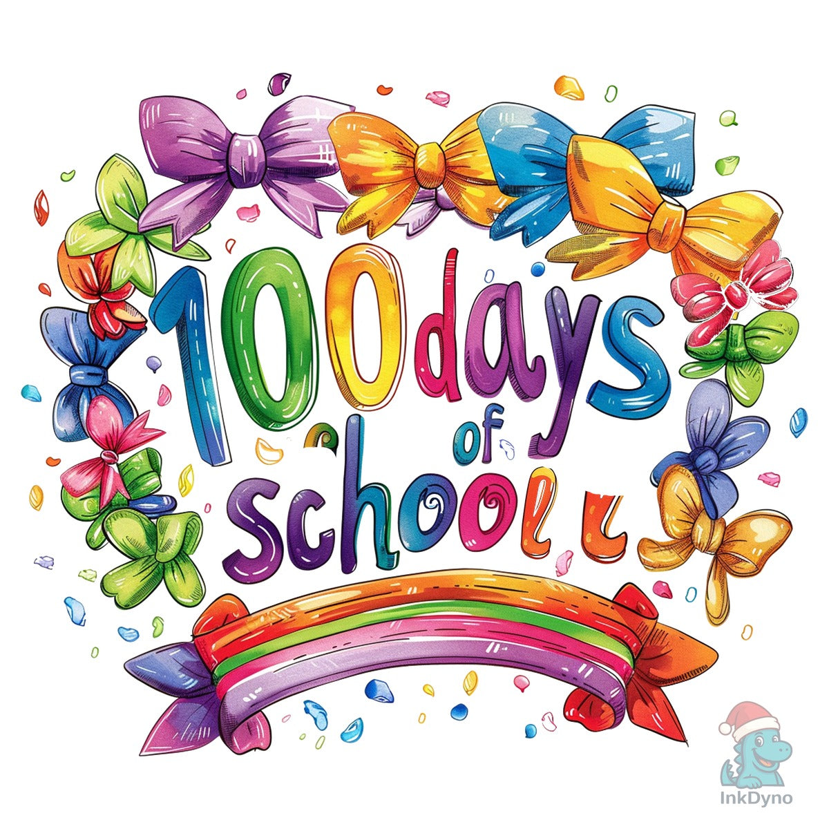 Coquette Bow100 Days of School