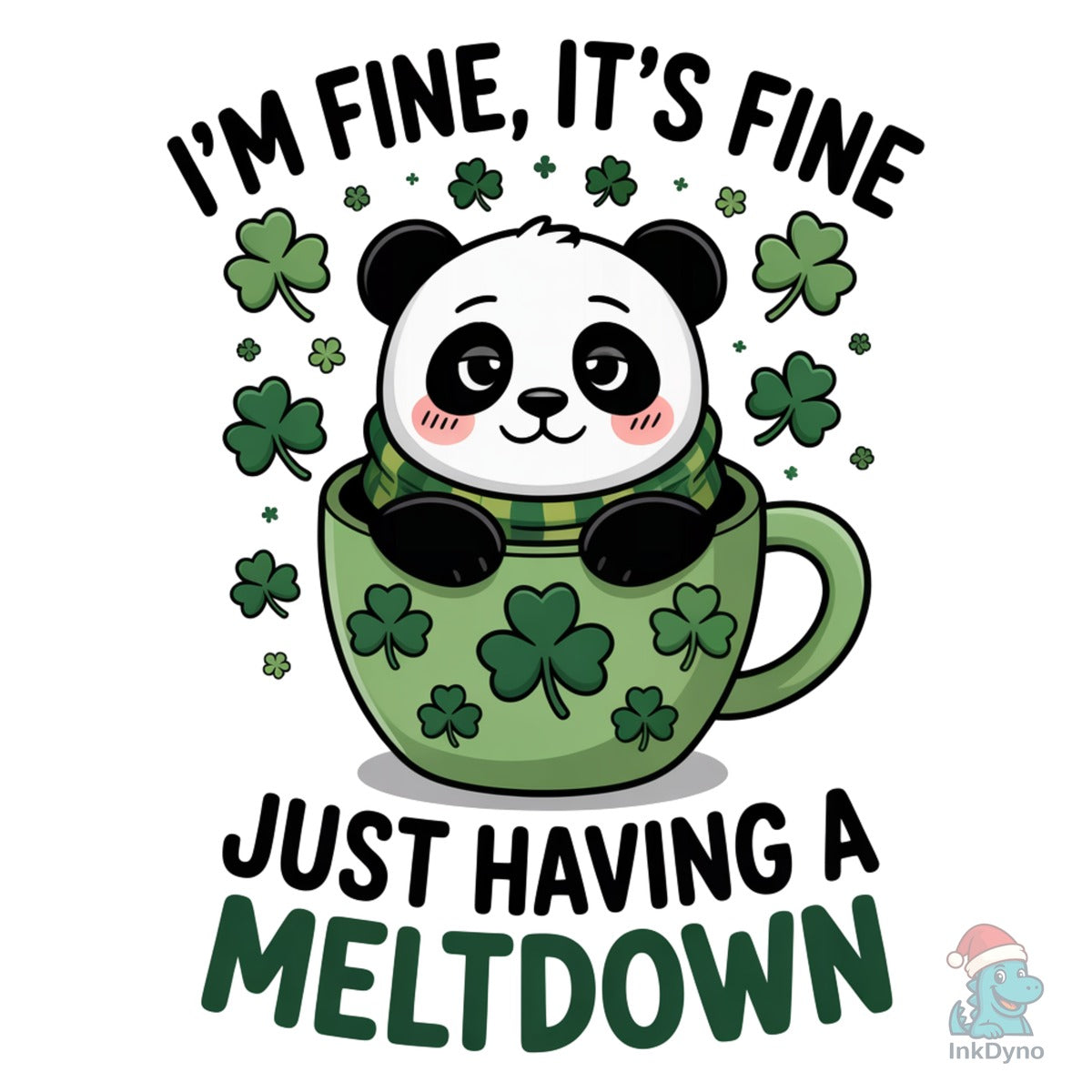 I'm Fine It's Fine Panda Meltdown