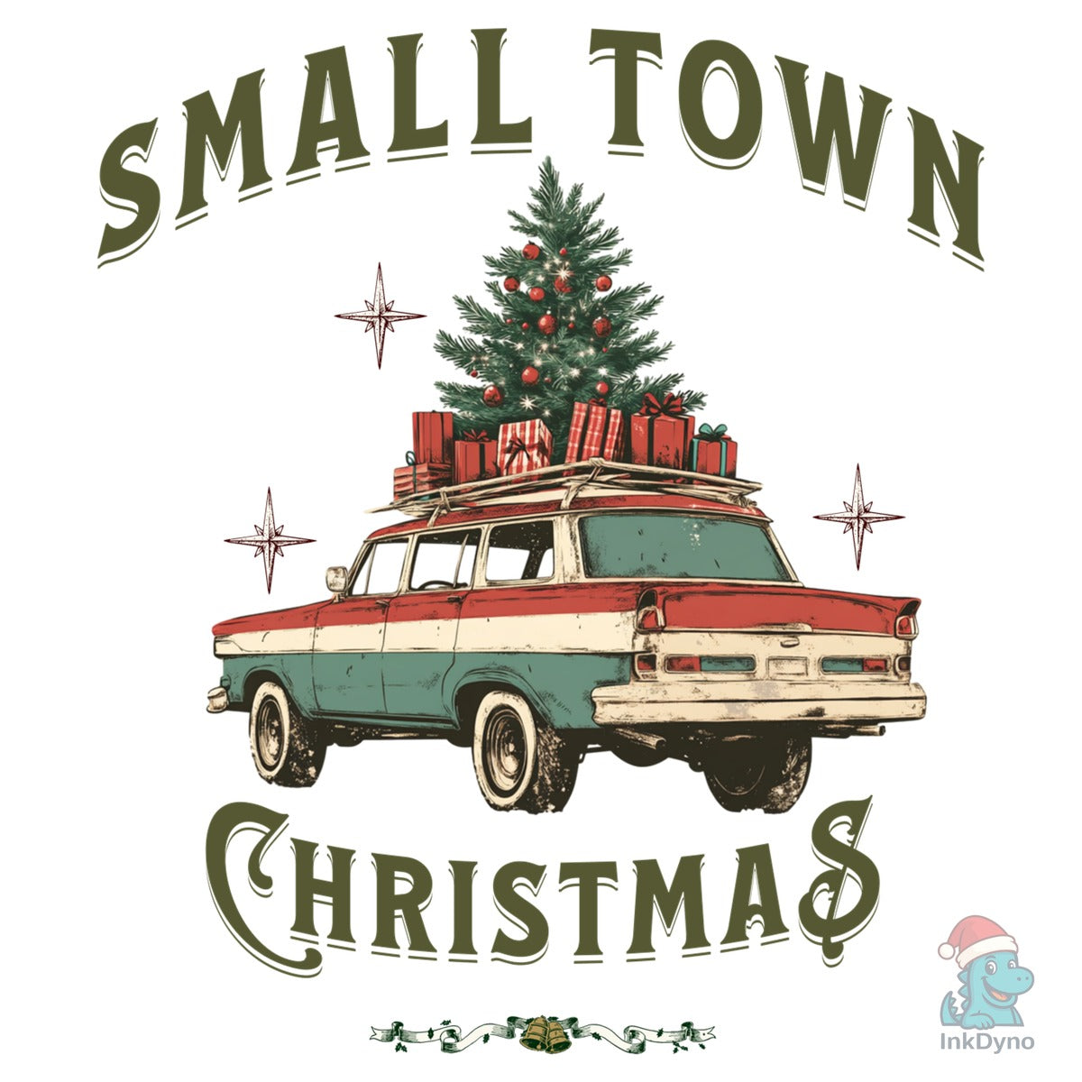 Small Town Christmas Xmas T-Shirt