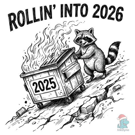 Snarky New Year 2026 Funny Feral - DTF Transfer