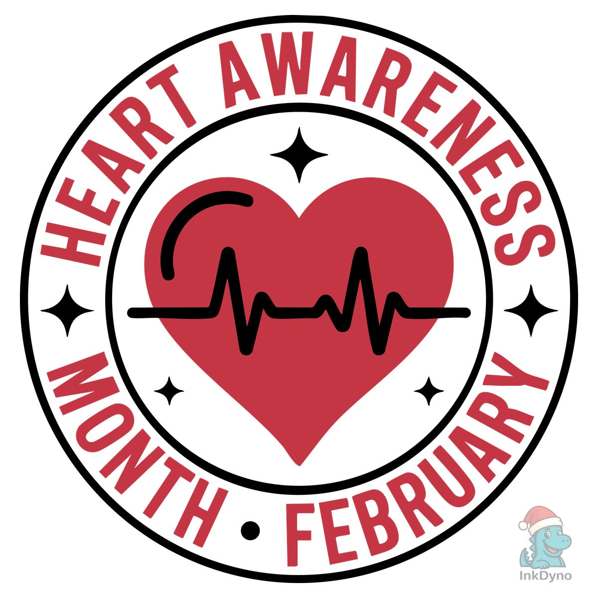 Heart Awareness Month February Design