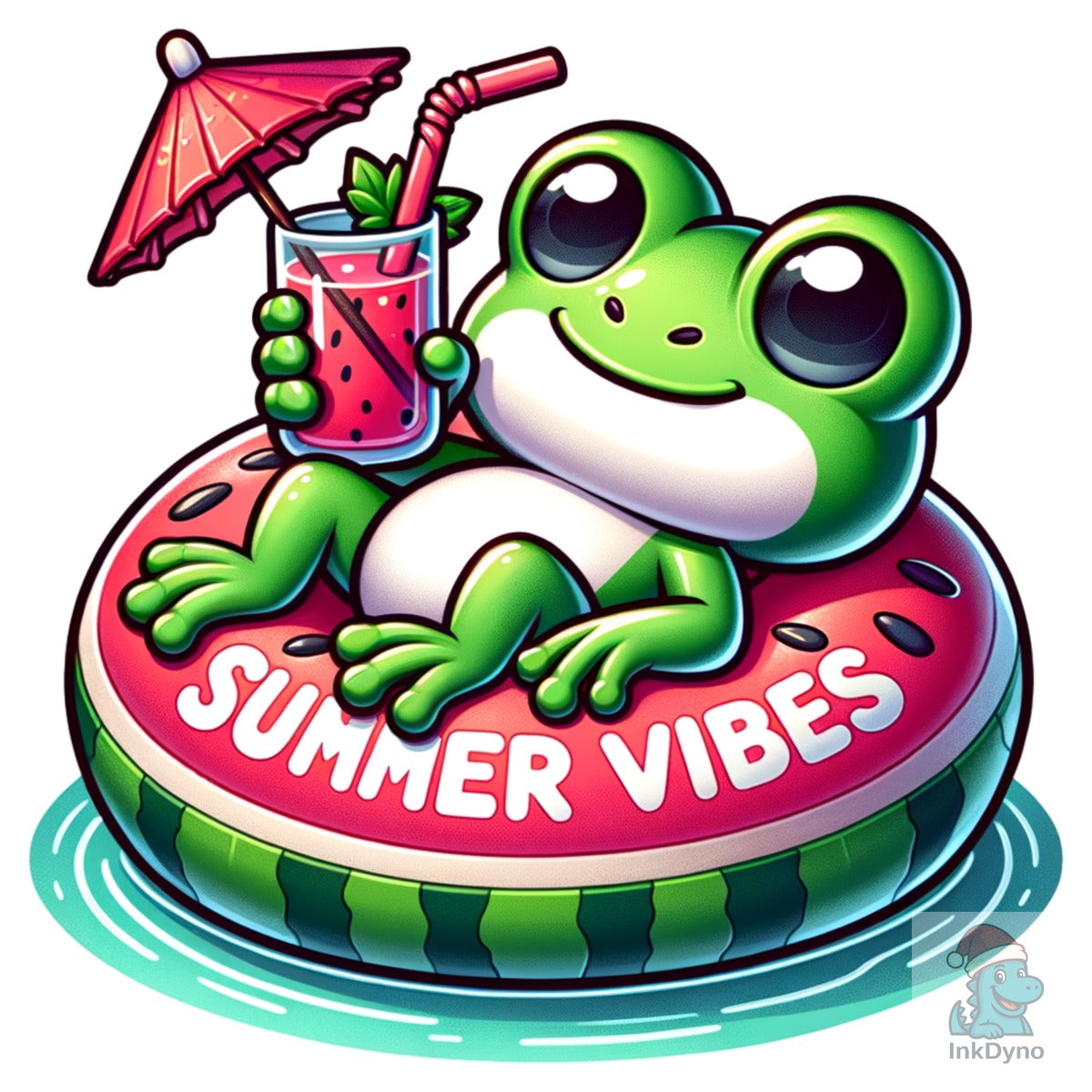 Cute Frog Summer Vibes