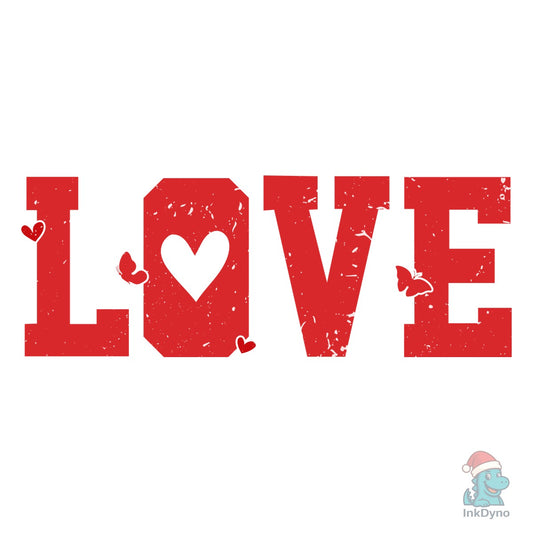 LOVE Valentine's Day Cut File - DTF Transfer