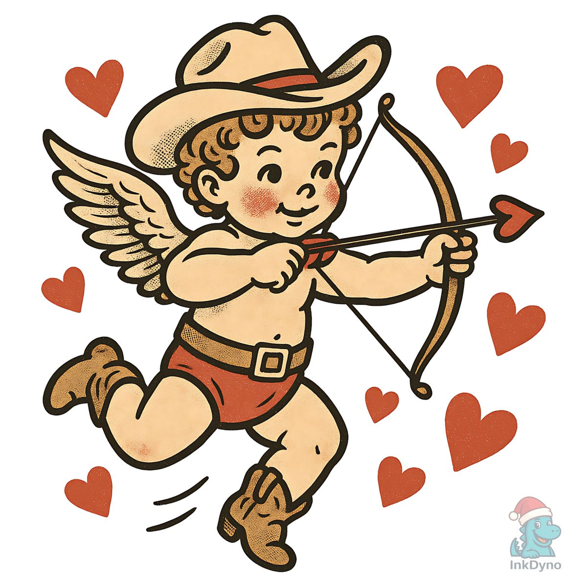 Retro Cupid Bow Retro Valentine