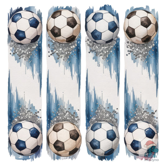 Brushstroke Soccer Ball Game Day - DTF Transfer