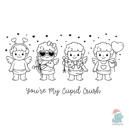 Cute Valentine Cupid Baby Cupid - DTF Transfer
