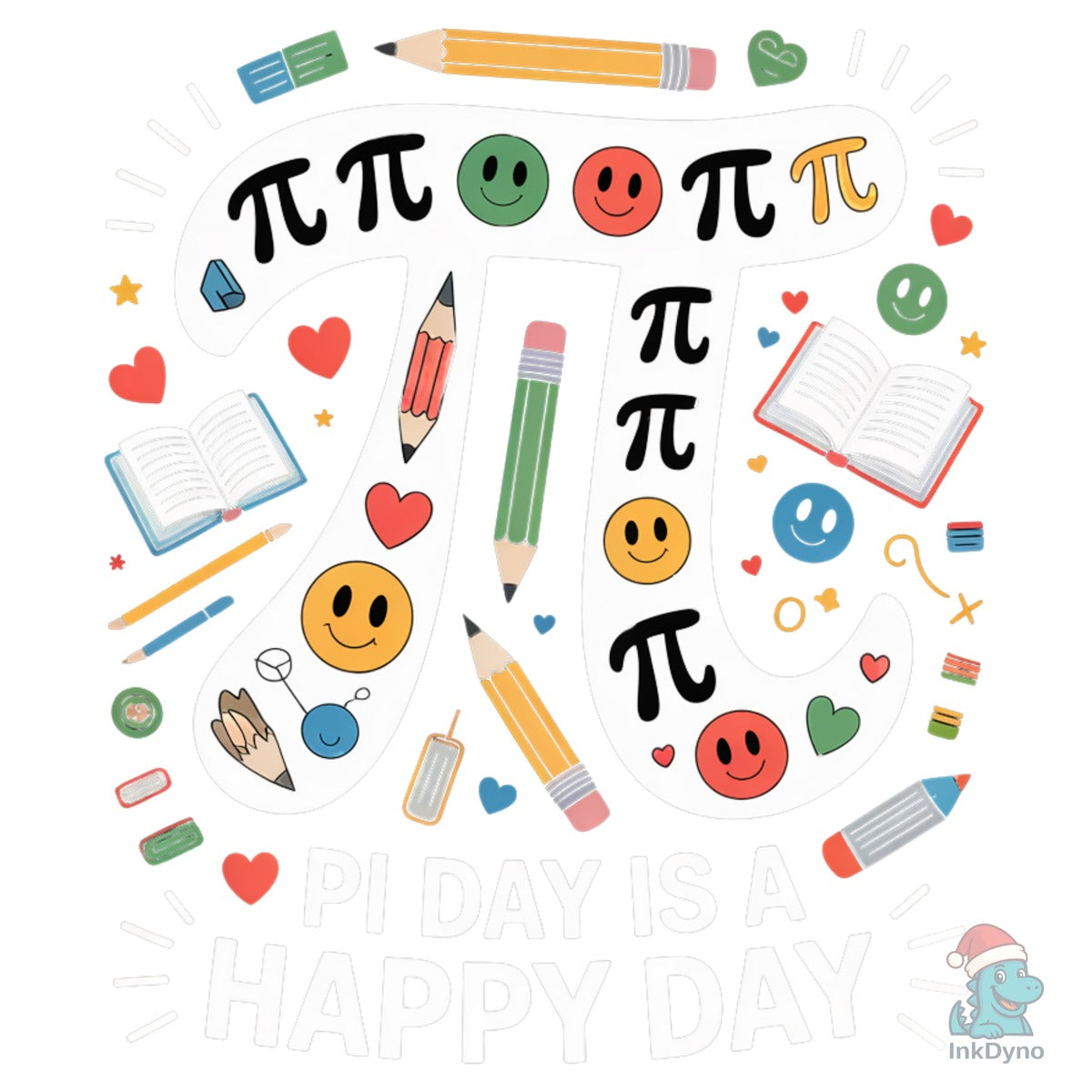 Pi Day is a Happy Day Cute Pi