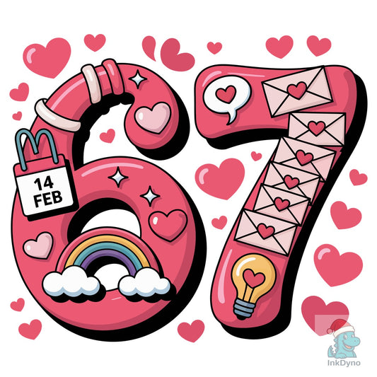 67 Retro Love Valentines Day - DTF Transfer