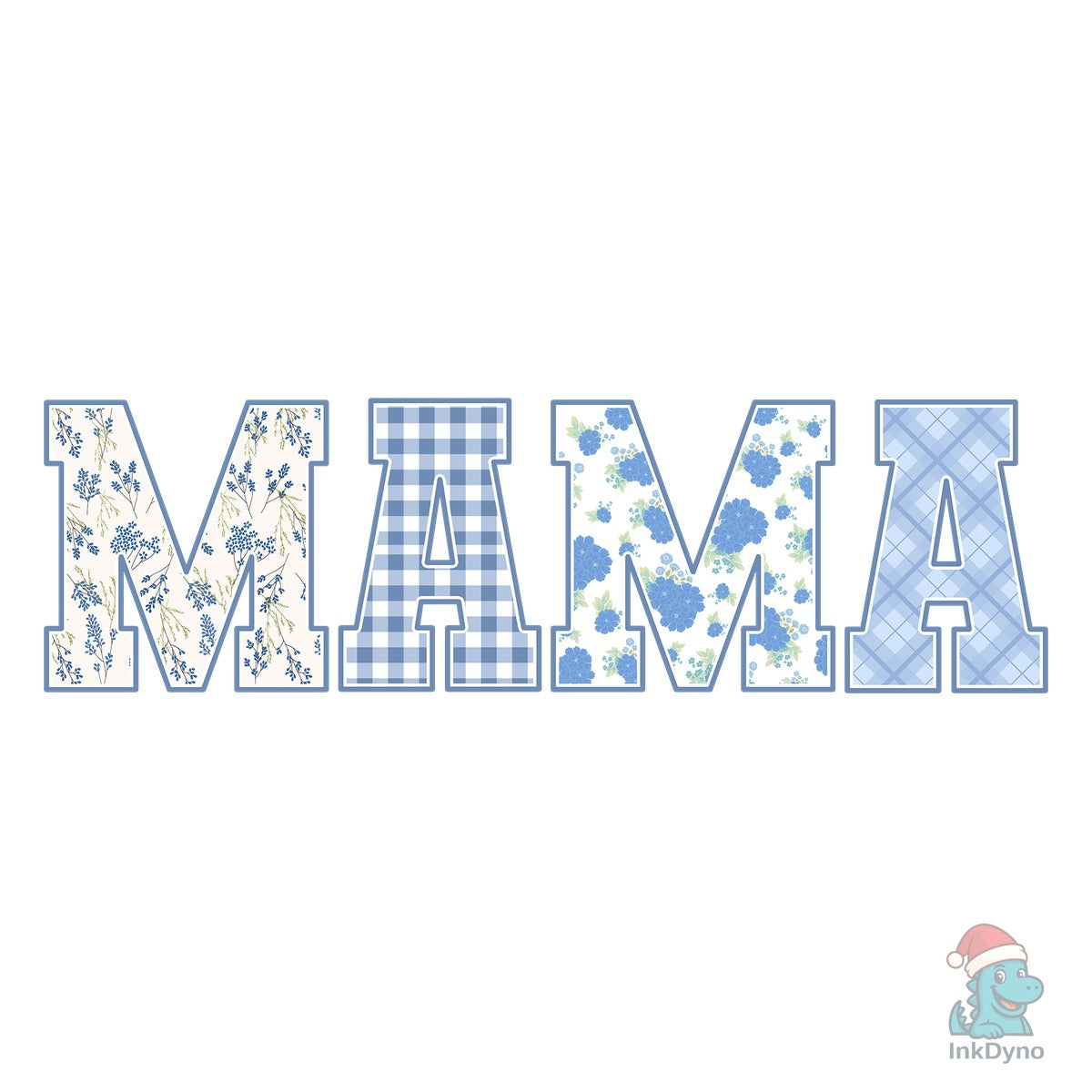 Mama Coquette Girly Floral Blue