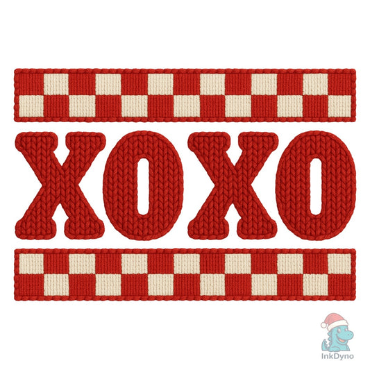 Xoxo Patchwork Valentine's Day - DTF Transfer