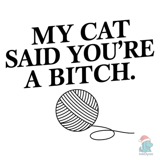 Cat Yarn Lover Funny Cat - DTF Transfer