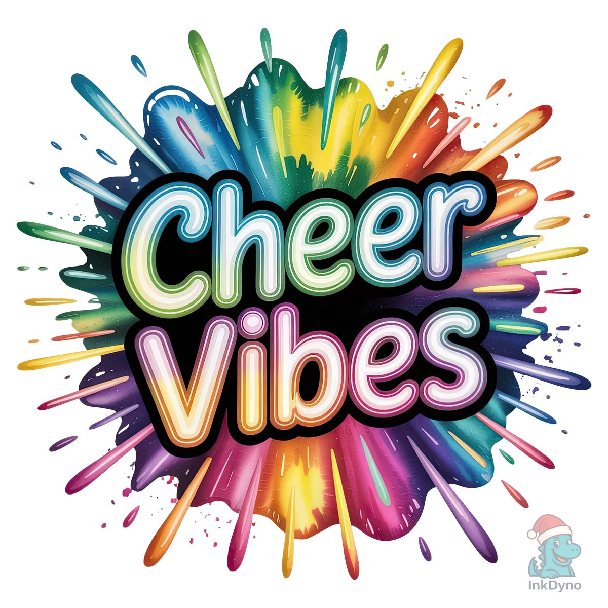 Cheer Vibes Neon Splash
