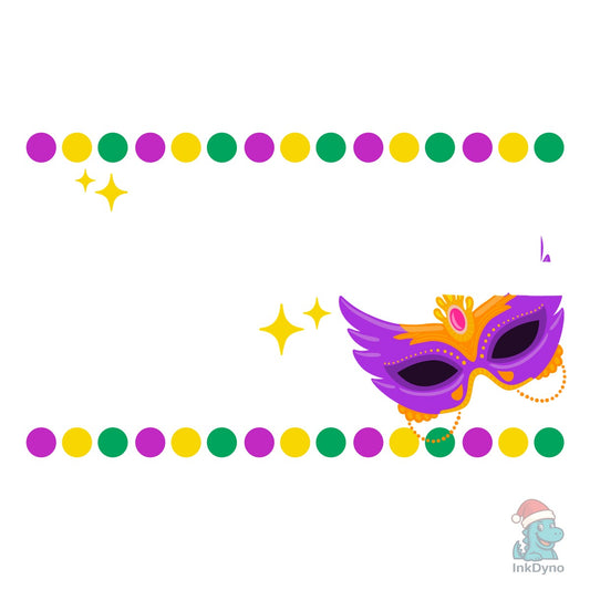 Mardi Gras Celebration Carnival T-shirt - DTF Transfer