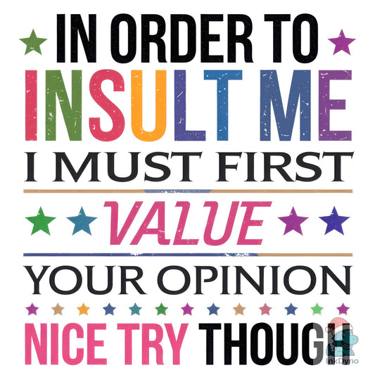 Retro Funny Sarcastic Quote - DTF Transfer