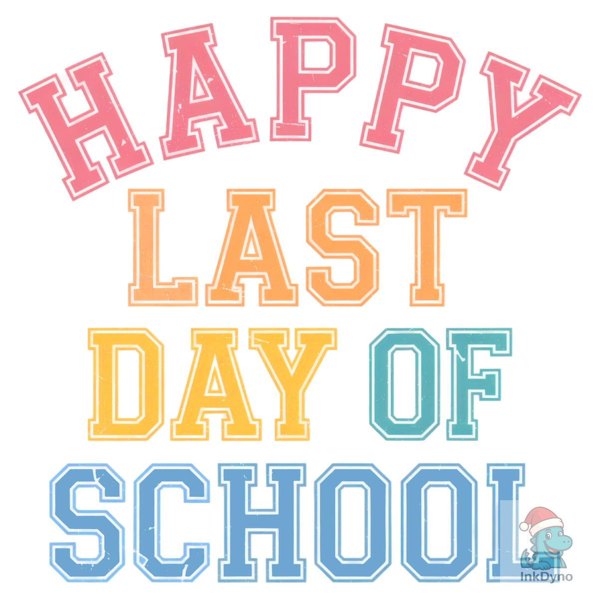 Retro Happy Last Day of School