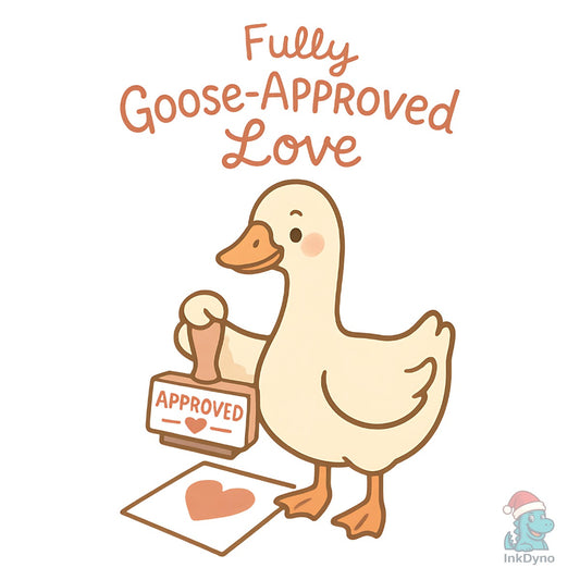 Retro Valentine Goose Fully Goose - DTF Transfer