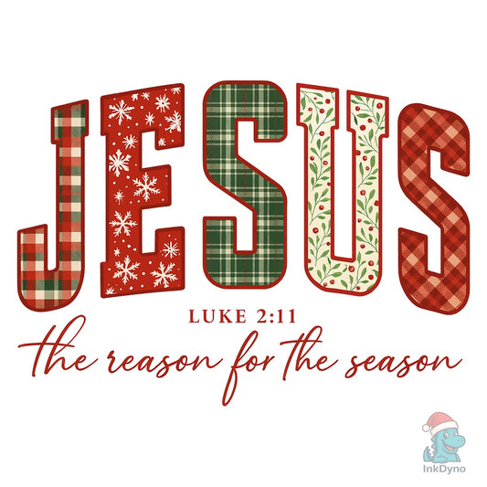 Jesus the Reason for the Season - DTF Transfer