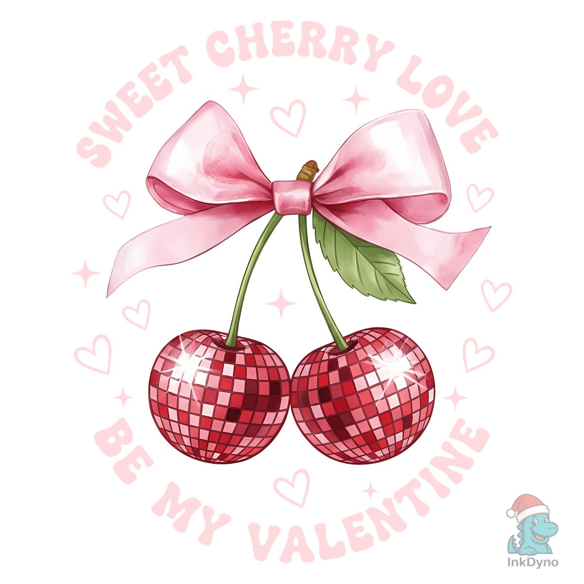 Sweet Cherry Love Disco Valentine