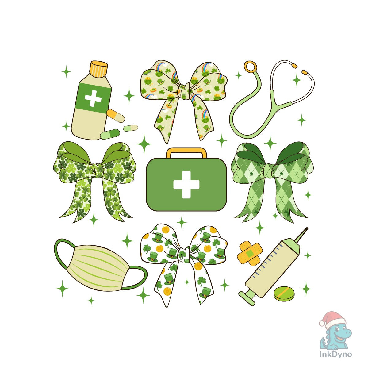 St Patricks Nurse Icons Collage