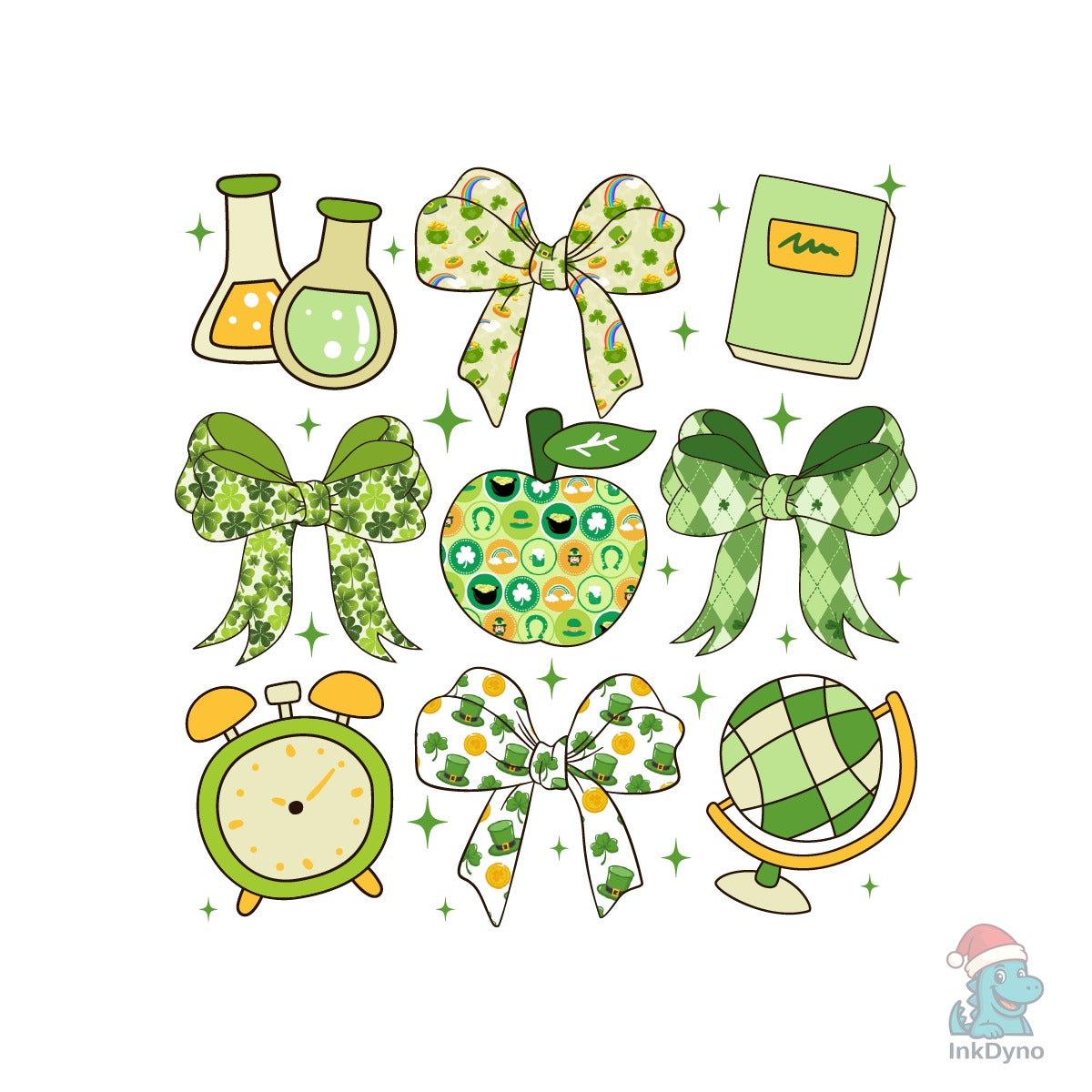 St Patricks Teacher Icons Collage