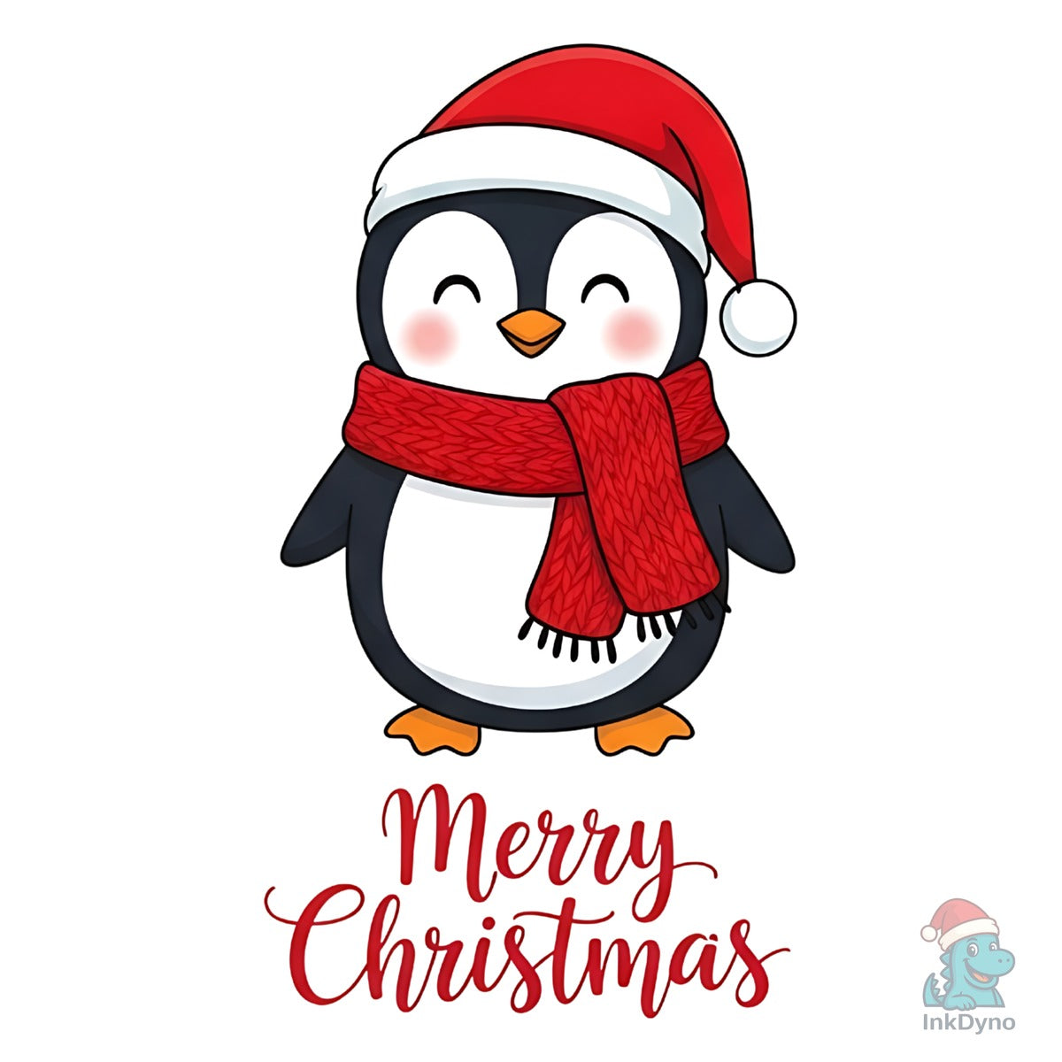Cute Penguin Merry Christmas