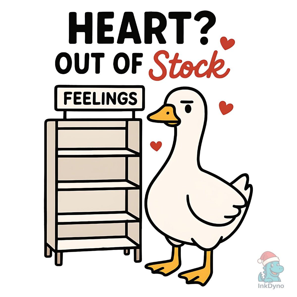 Heart out of Stock Anti Valentine