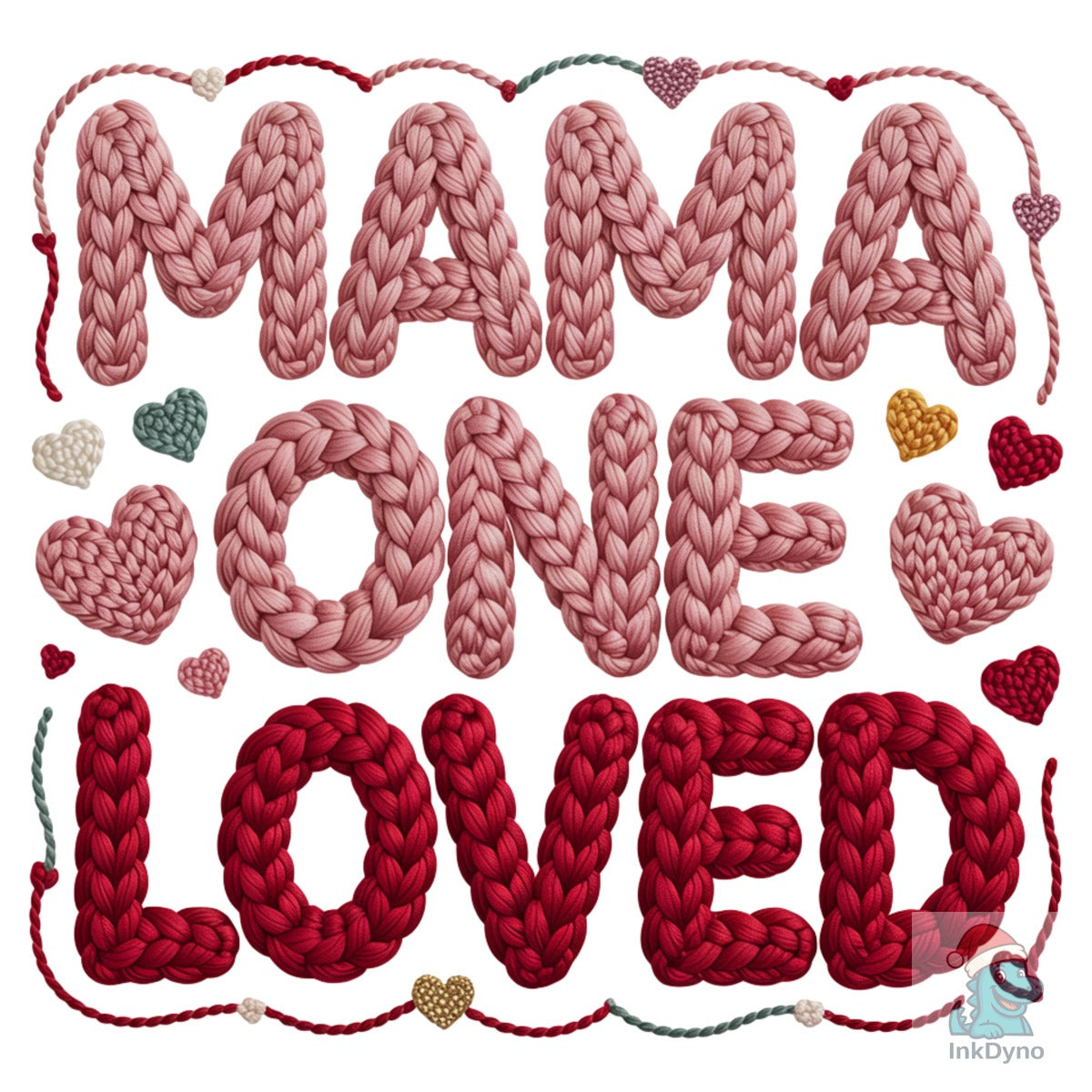 Knitted Mama One Loved Heart