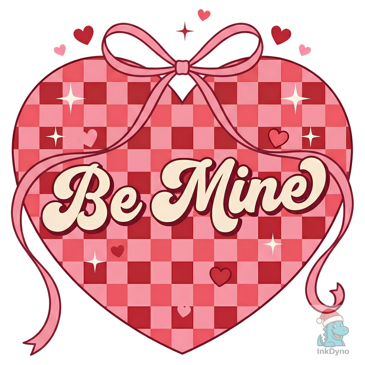Be Mine Coquette Bow Heart Valentine
