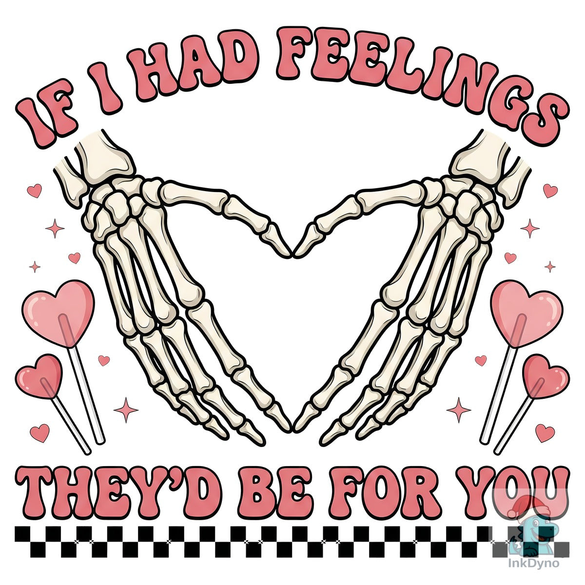 Skeleton Hands Heart Valentine's Day