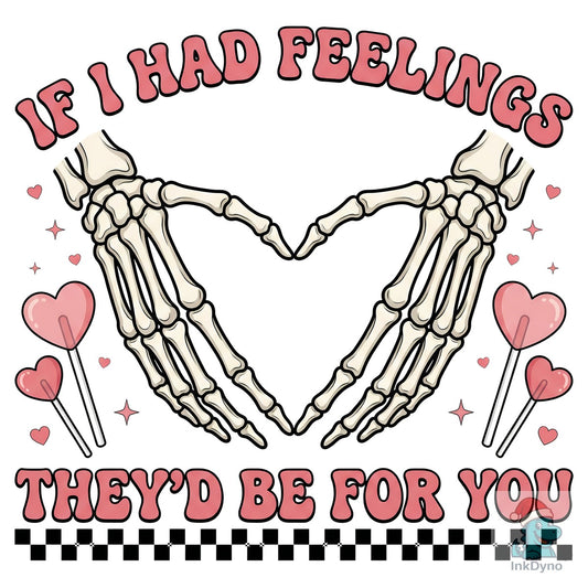 Skeleton Hands Heart Valentine's Day - DTF Transfer