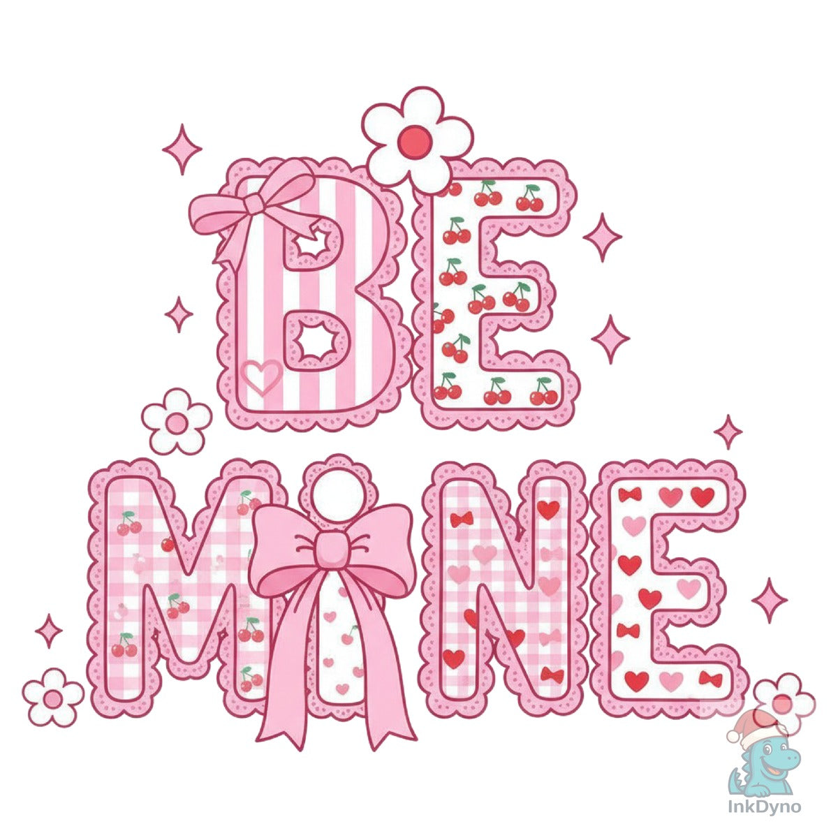 Be Mine Valentine Cute Pink Be Mine