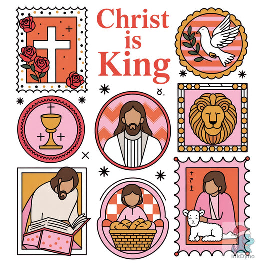 Christian Valentine Stamp Valentine - DTF Transfer