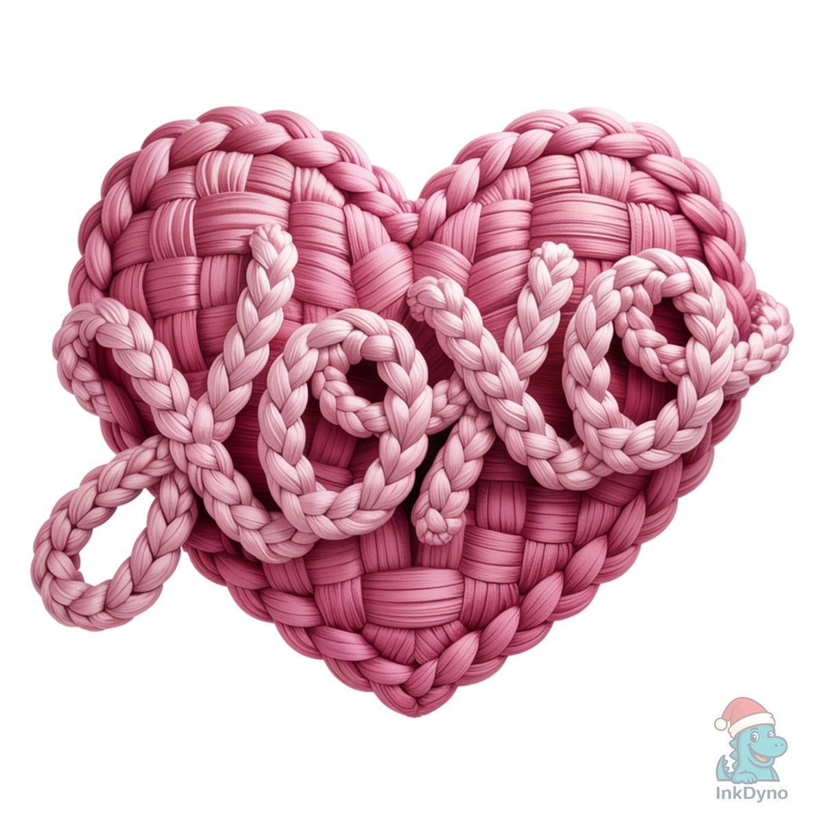 Faux Yarn XOXO Heart