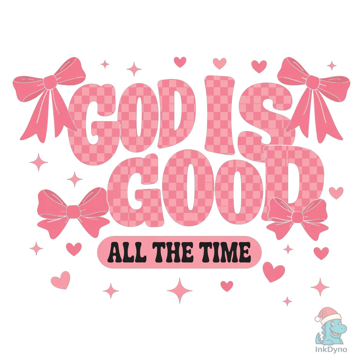 Retro Christian Valentines Checkere