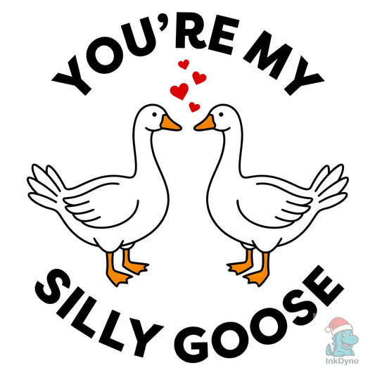 Silly Goose Valentine Goose - DTF Transfer