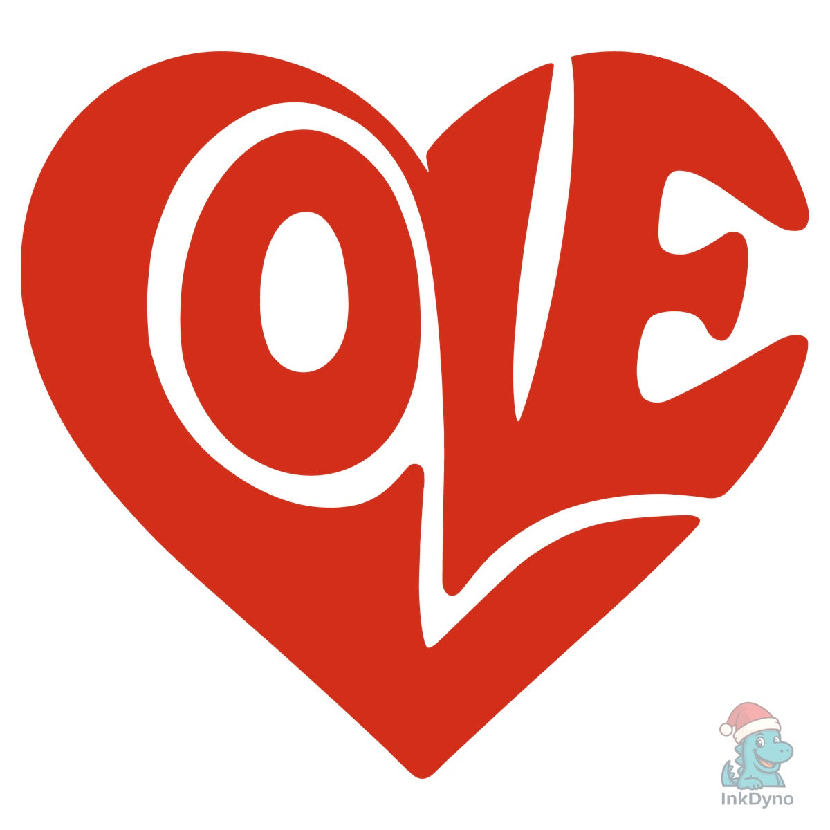 Bold Retro Heart Love Typography