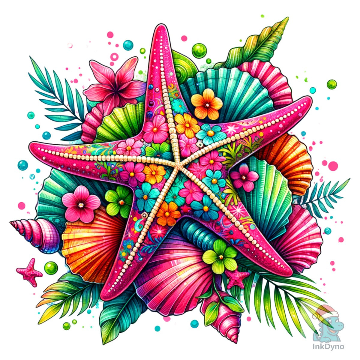 Colorful Ocean Starfish Seashells